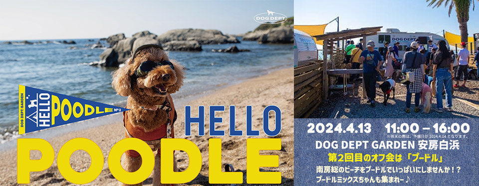 HELLOプードルオフ会　ブランドのドッグデプト/DOG DEPT