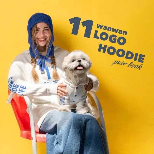 11ロゴフーディーペアルック ブランドのドッグデプト/DOG DEPT