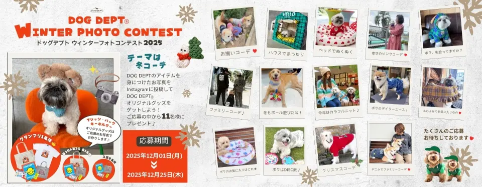フォトコンテスト ブランドのドッグデプト/DOG DEPT