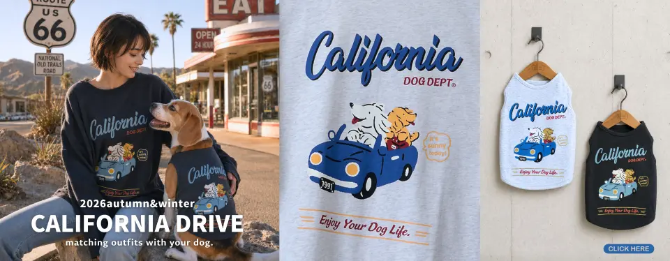  26AWカリフォルニアドライブペアルック　 ブランドのドッグデプト/DOG DEPT