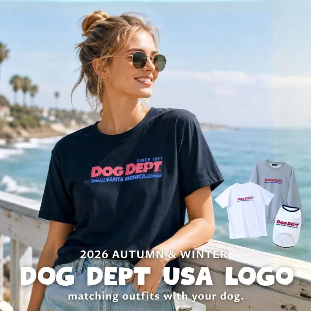 26AW USAロゴペアルック ブランドのドッグデプト/DOG DEPT