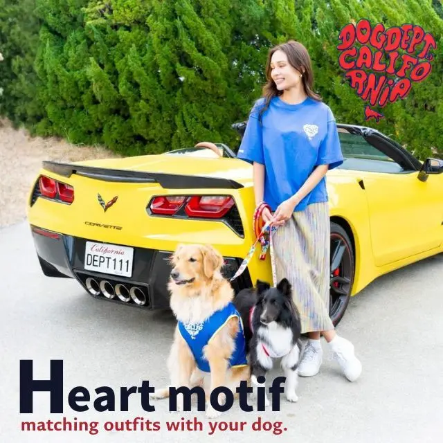 ハートモチーフペアルック ブランドのドッグデプト/DOG DEPT