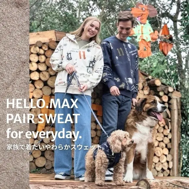マックススウェットペアルック ブランドのドッグデプト/DOG DEPT