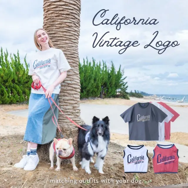 26SS カリフォルニアヴィンテージペアルック ブランドのドッグデプト/DOG DEPT